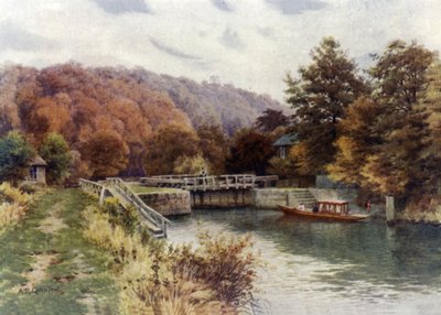 Cookham Lock de Alfred Robert Quinton